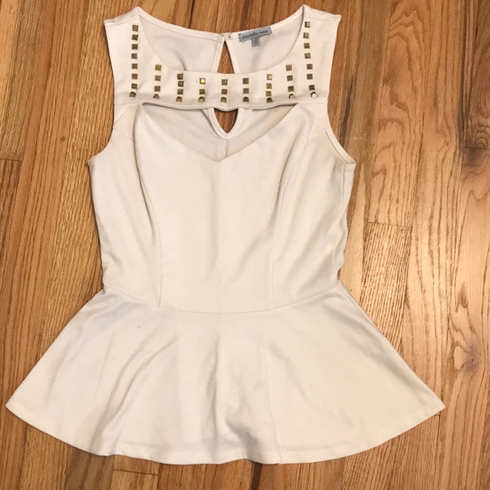 White sexy tank